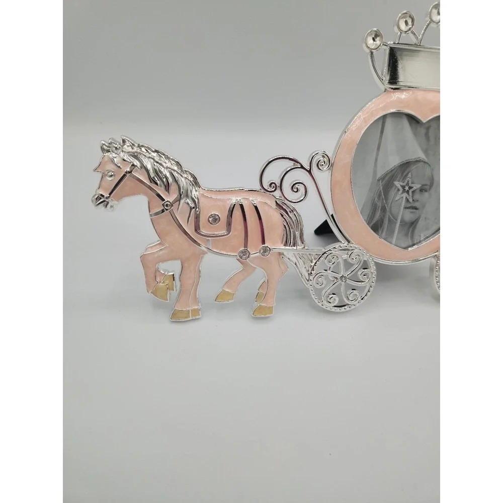 Things Remembered Pink Princess Carriage‎ Photo Picture Frame